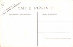 Postal Caza Perro Chocolate de Aiguebelle Perdiz Septiembre