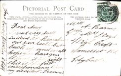 Vintage Postcard Fantasy Illustrator One Two three