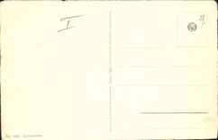 Vintage Postcard Fantasy Illustrator Fishing boats