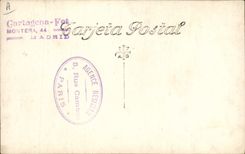 Vintage Postcard Madrid Artist