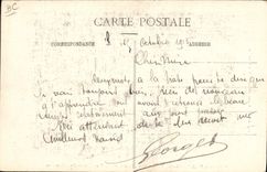 CPA Poilu's park Charlot Thuizat Mimi Pacard Allice Mezy Couteaudier Clementin 