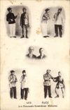 CPA Les Alex Les amusants comediens militaires Militaria 
