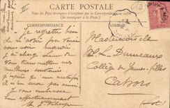 Vintage Postcard Bandstand Rodez