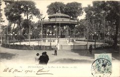 CPA Kiosque Dunkerque Le Parc de la Marine