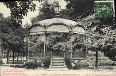CPA Kiosque de musique La Pepiniere Nancy
