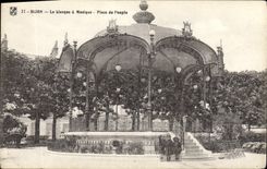 CPA Kiosque a musique Place du Peuple Dijon