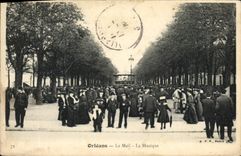 Vintage Postcard Orleans Kiosk the E-mail music