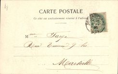 Vintage Postcard Kiosk Public garden Gambetta Carcassonne Children