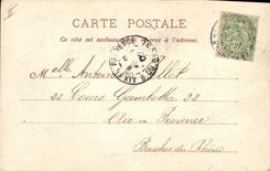 Vintage Postcard Nancy music of the Kiosk of the Seedbed