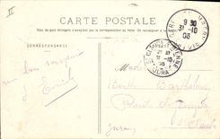 Vintage Postcard Chambéry Kiosk the park