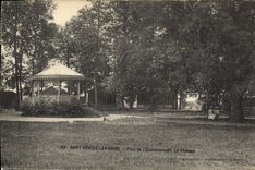 CPA Kiosque Saint Honore les Bains Parc de l'etablissement 