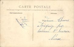 Vintage Postcard Nevers the park Kiosk of the music