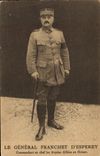 Vintage Postcard Militaria General Franchet d' Esperey Ordering in chief Armies Combine in the East