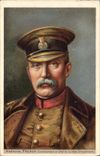 Vintage Postcard Militaria French Marshal Ordering in chief British army