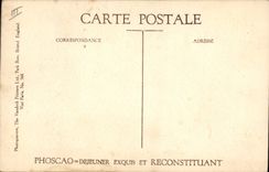 Vintage Postcard Militaria winners of the Marne General of Maud (Huy