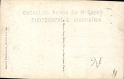 Vintage Postcard Militaria Officers of the French mission which accompanied king George