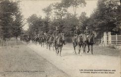 Vintage Postcard Militaria major objectives of 1905 general Hagron and its State Major