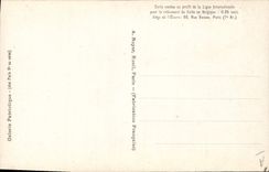 Vintage Postcard Militaria King Albert 1st and the Queen Elizabeth