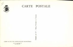 CPA Bateau Paquebot Compagnie des Messageries Maritimes Laos 