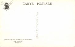 CPA Bateau Paquebot Compagnie des Messageries Maritimes Laos 