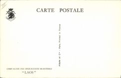 CPA Bateau Paquebot Compagnie des Messageries Maritimes Laos 
