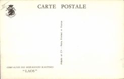 CPA Bateau Paquebot Compagnie des Messageries Maritimes Laos 