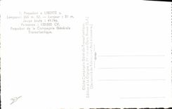 CPM Bateau Paquebot de la Compagnie Generale Transatlantique Liberte 