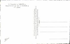 CPM Bateau Paquebot Liberte Appartement de luxe Alsace 1ere classe 