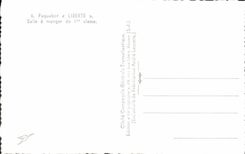 Modern Postcard Bateau Steamer Freedom Dining room 1st class