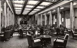 Modern Postcard Boat Steamer Freedom Large living room of 1st class