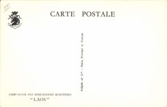 CPA Bateau Paquebot Compagnie des Messageries Maritimes Laos 