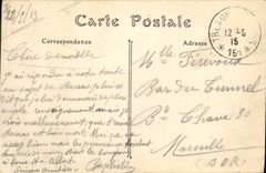 Vintage Postcard Cathedral Bell of Rheims bells of the Northern tower