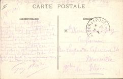 Vintage Postcard Bell Seen general of Suippes Gross bell of the church tombee with its Militaria scaffolding