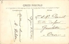 Vintage Postcard Bell Dijon Jacquemart