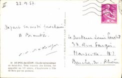 CPA Cloche St Pol de Leon Cloche miraculeuse de Saint Pol Ile de Batz