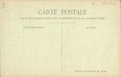 Vintage Postcard Cloche the Savoyard one of Montmartre Francoise Marguerite Paris Crowns Heart