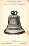 Vintage Postcard Cathedral Bell of Bourges the bell of the Angelus replacing Clavotte Louise