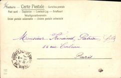 Vintage Postcard Drives out Hind Stag