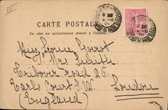 Vintage Postcard Drives out Hunter Hunters Dog