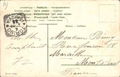 Vintage Postcard Drives out Hunter Wild boars