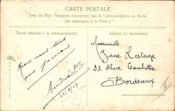 CPA Chasse Cerf Bonne fete 