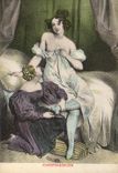 CPA Fantaisie Illustrateur Femme Nu erotique