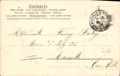 Vintage Postcard Fantasy Illustrator Woman Children Angels