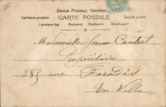 CPA Souvenir de Paques Clown 