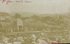 CARTE PHOTO Theatre Arrivee du troupeau 