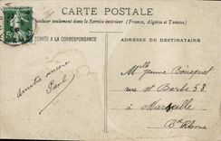 CARTE PHOTO Theatre Arrivee du troupeau 