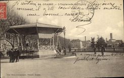 CPA Kiosque Grasse L'esplanade du cours 
