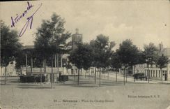 CPA Kiosque Sezanne Place du Champ Benoit 