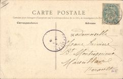 Postal Lamalou los Baños Fuente y Quiosco del Verniere