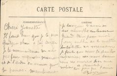 Postal Quiosco Castrado Música de la escuela de artillería al Jardín de Mail